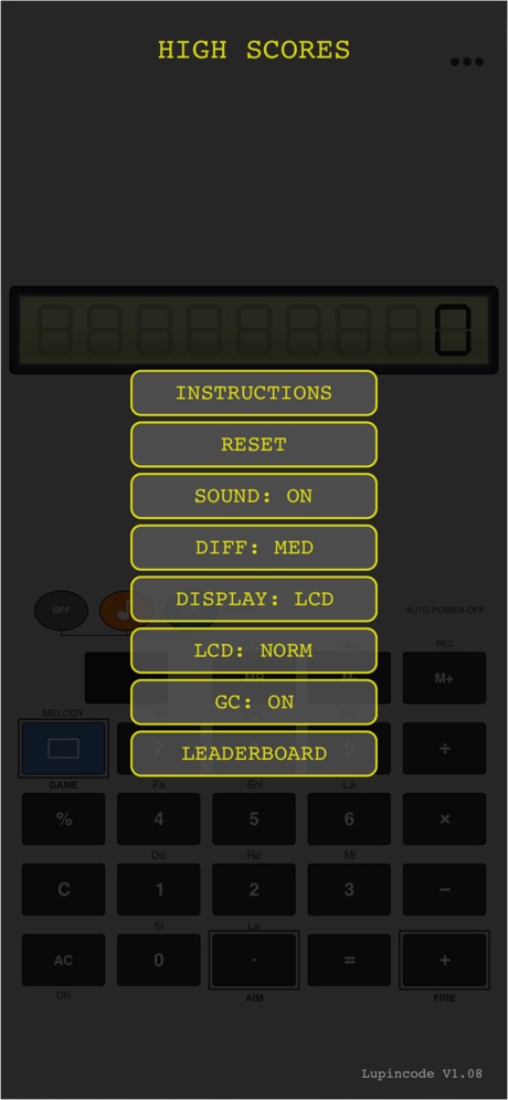 Digi Invaders on iPhone, screen 2 of 3