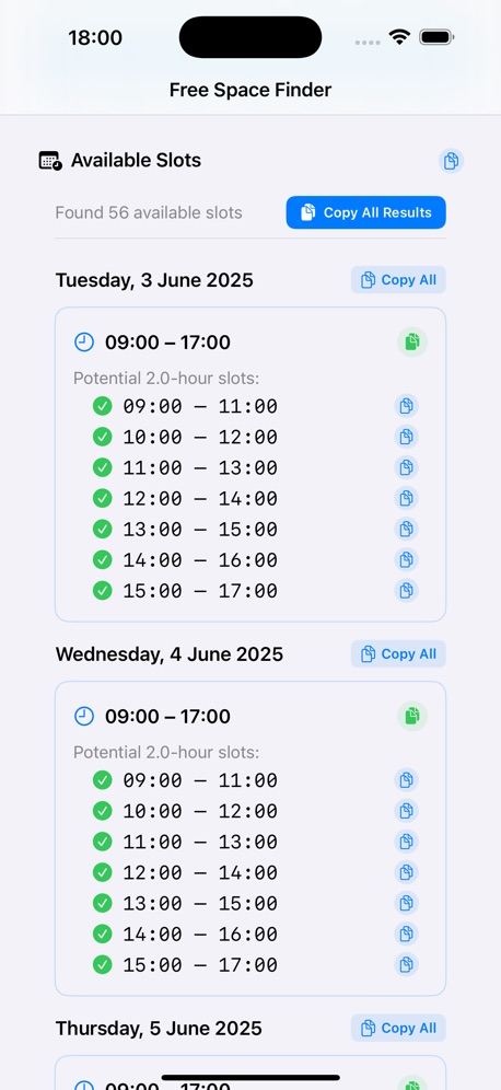 DriveTime Analyzer on iPhone, screen 2 of 4