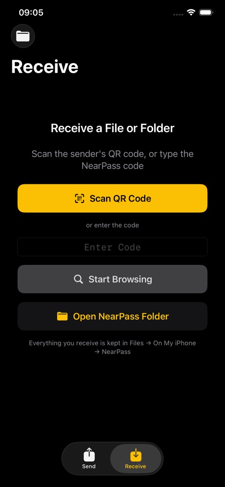 NearPass on iPhone, screen 3 of 4